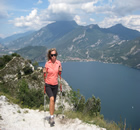 Photo nordic walking at Lake Garda 1